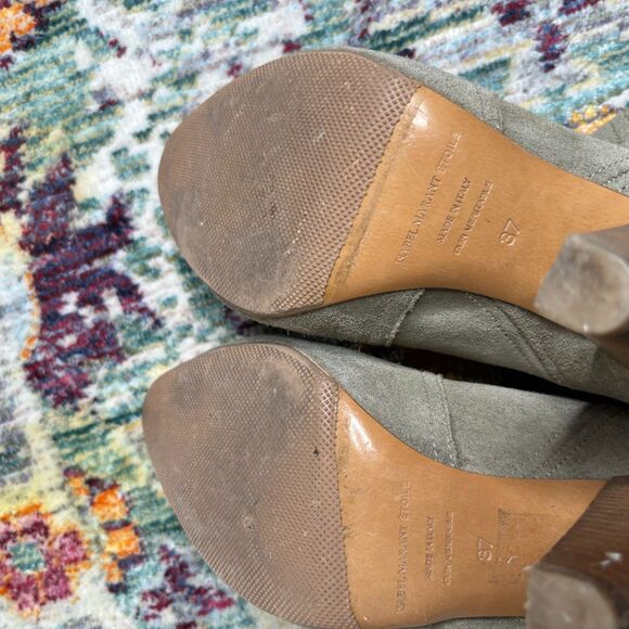 Isabel Marant Suede Western Ankle Boots - Picture 6 of 8